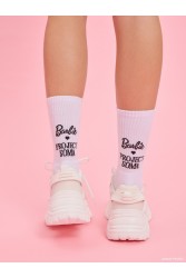 PROJECT SOMA Dreamer Black Socks Λευκές Κάλτσες με Μαύρο Λογότυπο