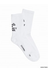 PROJECT SOMA Dreamer Black Socks Λευκές Κάλτσες με Μαύρο Λογότυπο