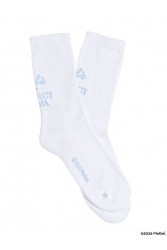 PROJECT SOMA Dreamer Ciel Socks Λευκές Κάλτσες με Γαλάζιο Λογότυπο