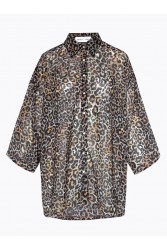 PROJECT SOMA Earwyn Leopard Shirt