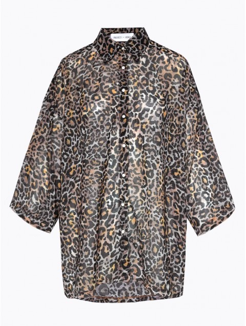 PROJECT SOMA Earwyn Leopard Shirt 