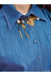 PROJECT SOMA Fearless Jewellery Επίχρυσο Ατσάλινο Κολιέ
