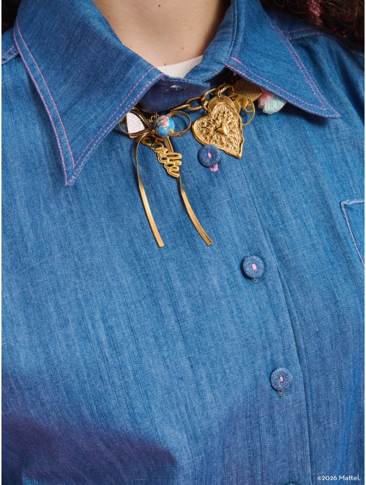 PROJECT SOMA Fearless Jewellery Επίχρυσο Ατσάλινο Κολιέ