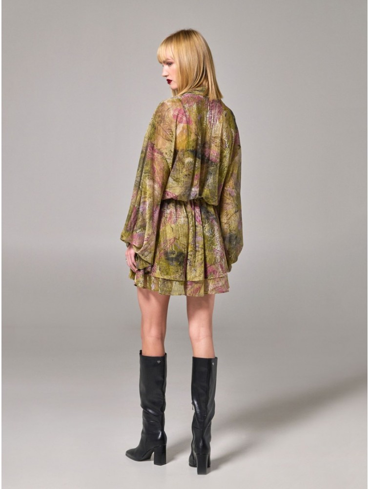 PROJECT SOMA Follaje Dress Εμπριμέ Φόρεμα