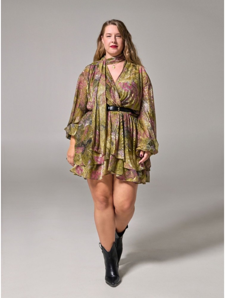 PROJECT SOMA Follaje Dress Εμπριμέ Φόρεμα