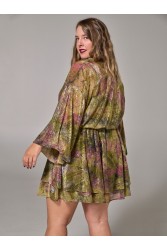 PROJECT SOMA Follaje Dress Εμπριμέ Φόρεμα