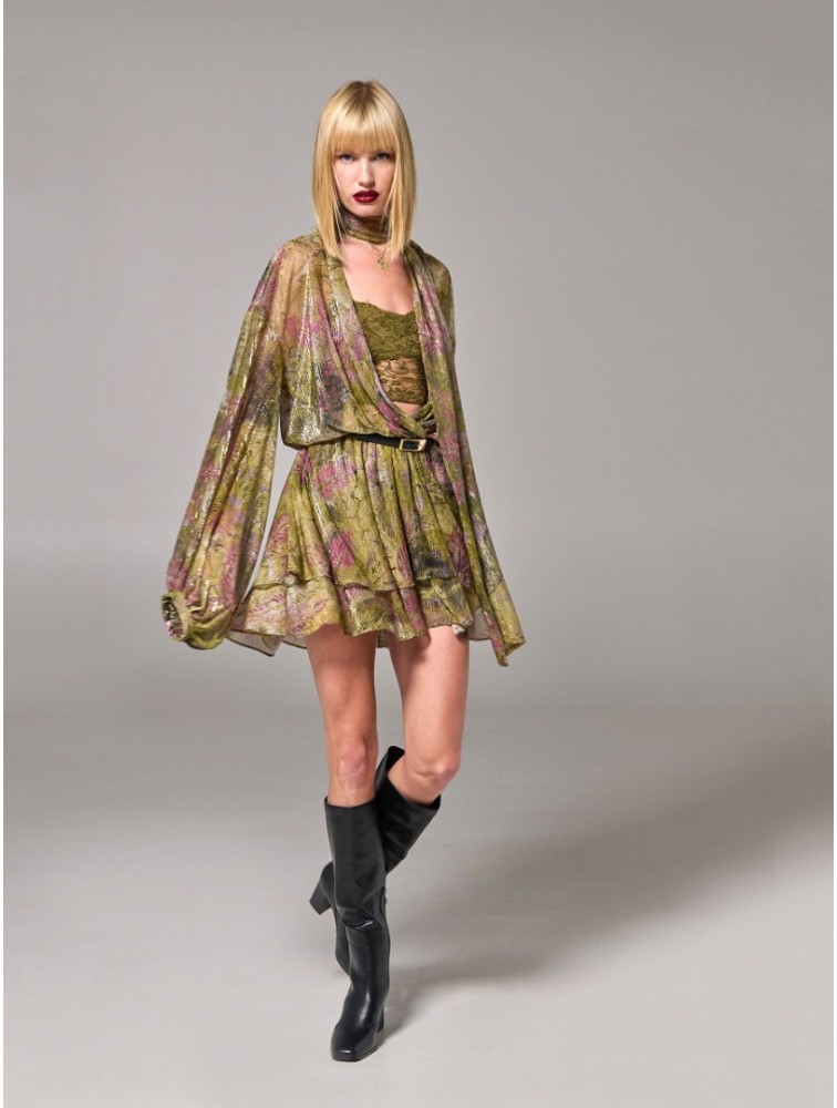 PROJECT SOMA Follaje Dress Εμπριμέ Φόρεμα