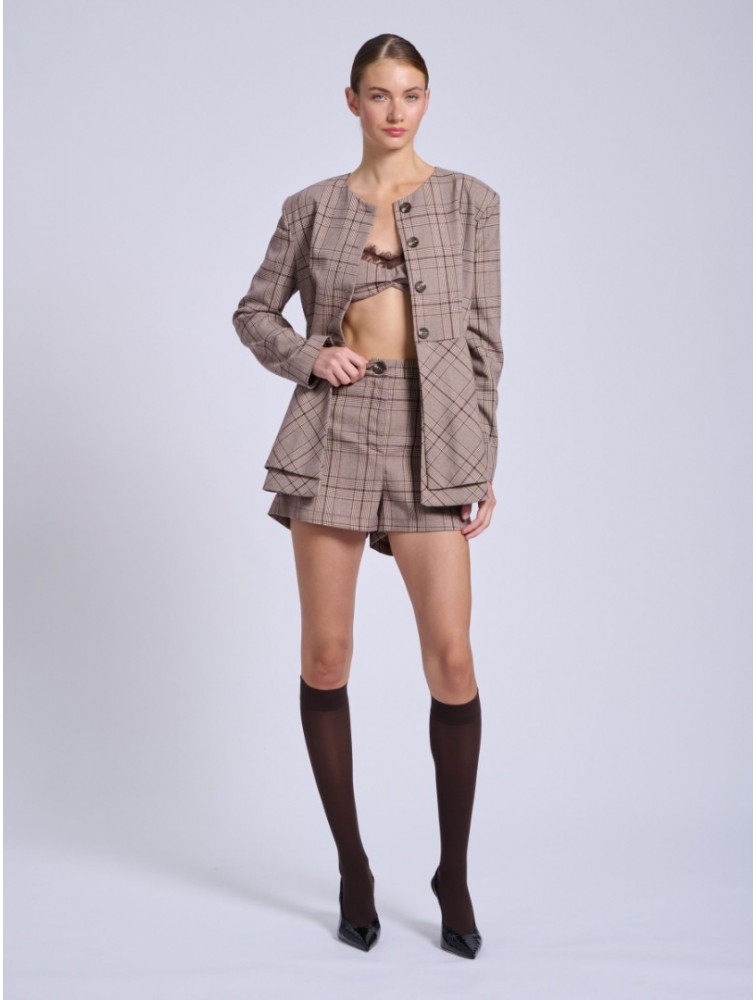 PROJECT SOMA Forez Blazer Καρό Μπλέιζερ
