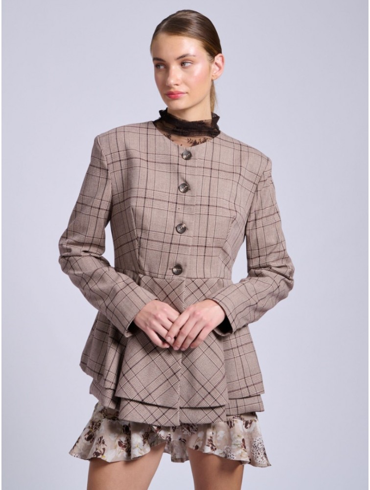 PROJECT SOMA Forez Blazer Καρό Μπλέιζερ