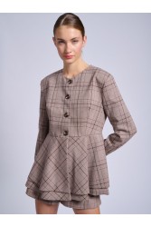 PROJECT SOMA Forez Blazer Καρό Μπλέιζερ