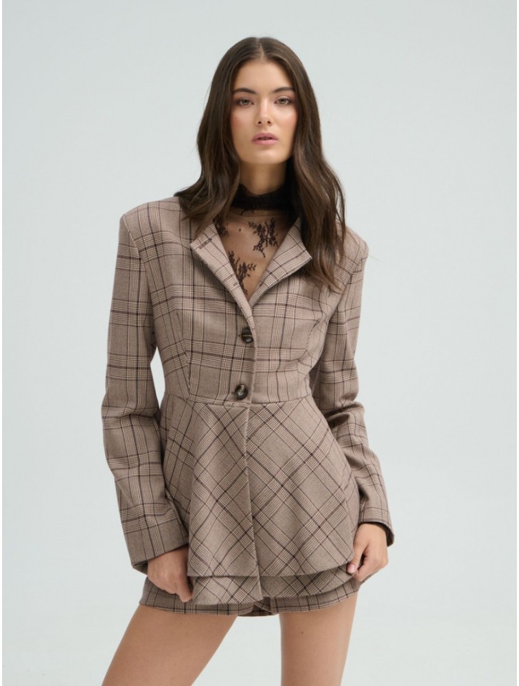 PROJECT SOMA Forez Blazer Καρό Μπλέιζερ