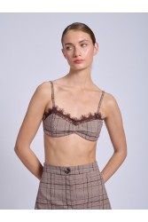 PROJECT SOMA Forez Bustier Καρό Μπουστιέ