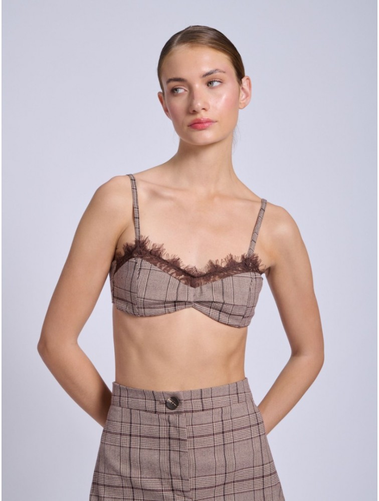 PROJECT SOMA Forez Bustier Καρό Μπουστιέ