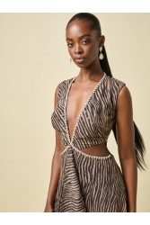 PROJECT SOMA Foxglove Dress Μάξι Φόρεμα με Κοψίματα