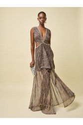 PROJECT SOMA Foxglove Dress Μάξι Φόρεμα με Κοψίματα