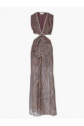 PROJECT SOMA Foxglove Dress Μάξι Φόρεμα με Κοψίματα