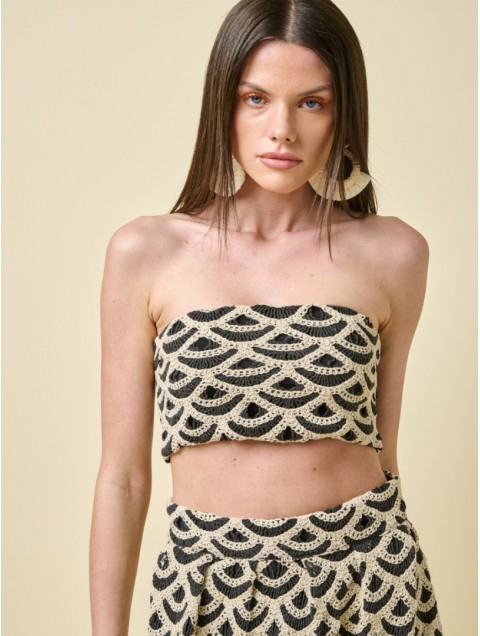 PROJECT SOMA Fresia Bustier Κροσέ Μπουστιέ