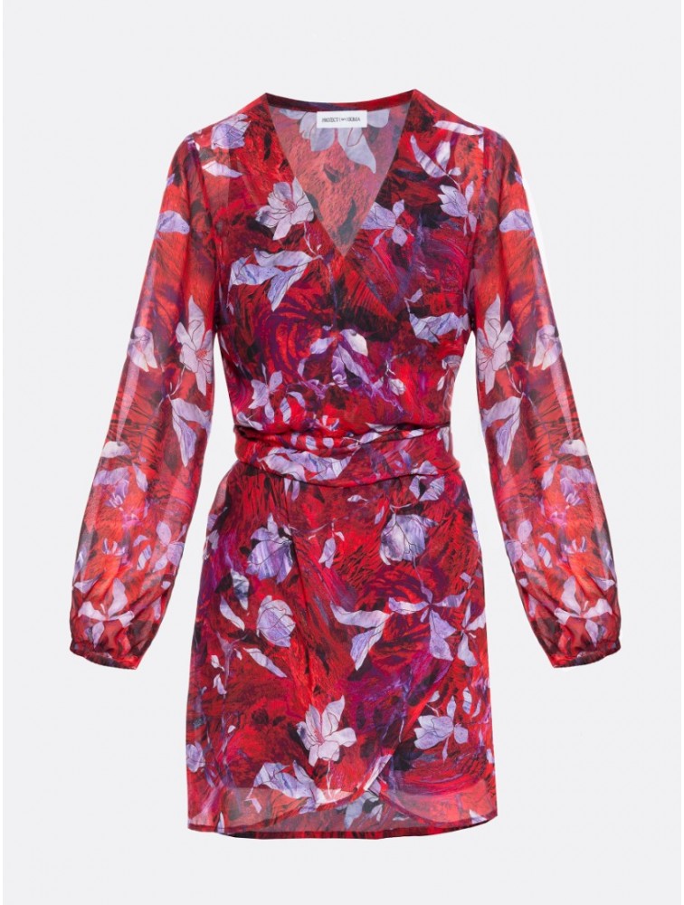 PROJECT SOMA Fuego Dress Red Κόκκινο Φόρεμα