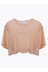 PROJECT SOMA Galia Nude Top Μπεζ Τοπ