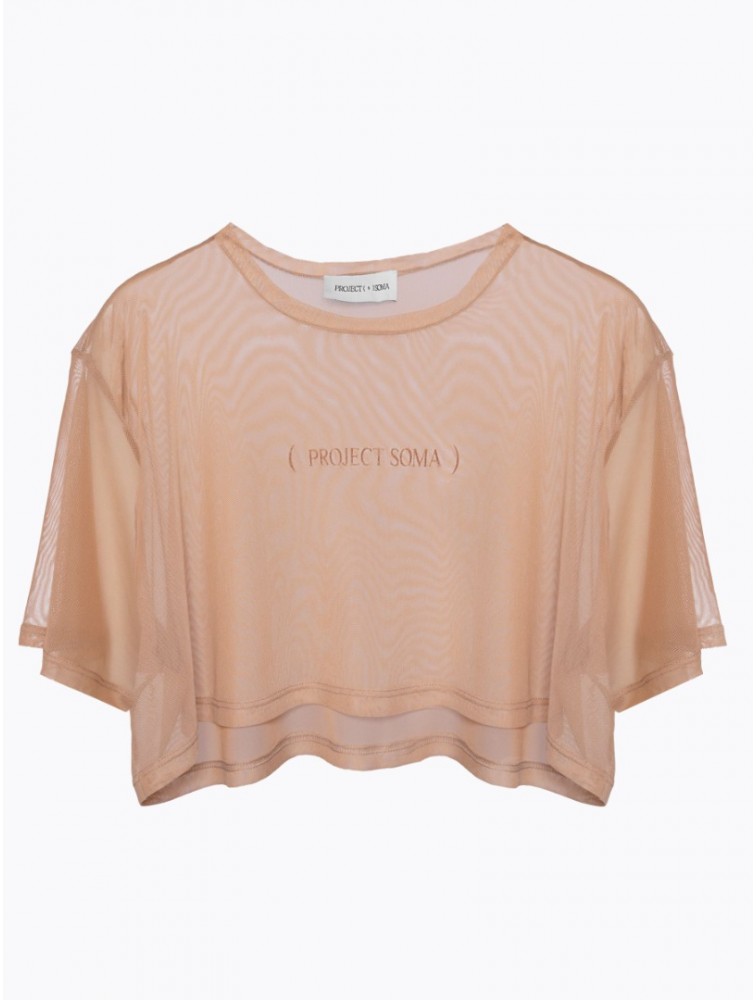 PROJECT SOMA Galia Nude Top Μπεζ Τοπ