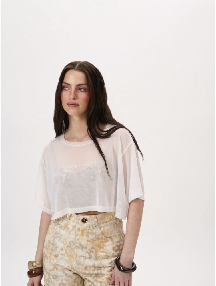 PROJECT SOMA Galia White Top Λευκό Τοπ