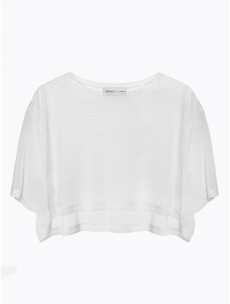 PROJECT SOMA Galia White Top Λευκό Τοπ