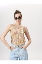 PROJECT SOMA Guava Top Εμπριμέ Τοπ