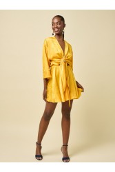 PROJECT SOMA Heliotrope Overall Yellow Overall Shorts