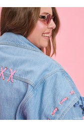 PROJECT SOMA Iconic Jacket Τζιν Τζάκετ