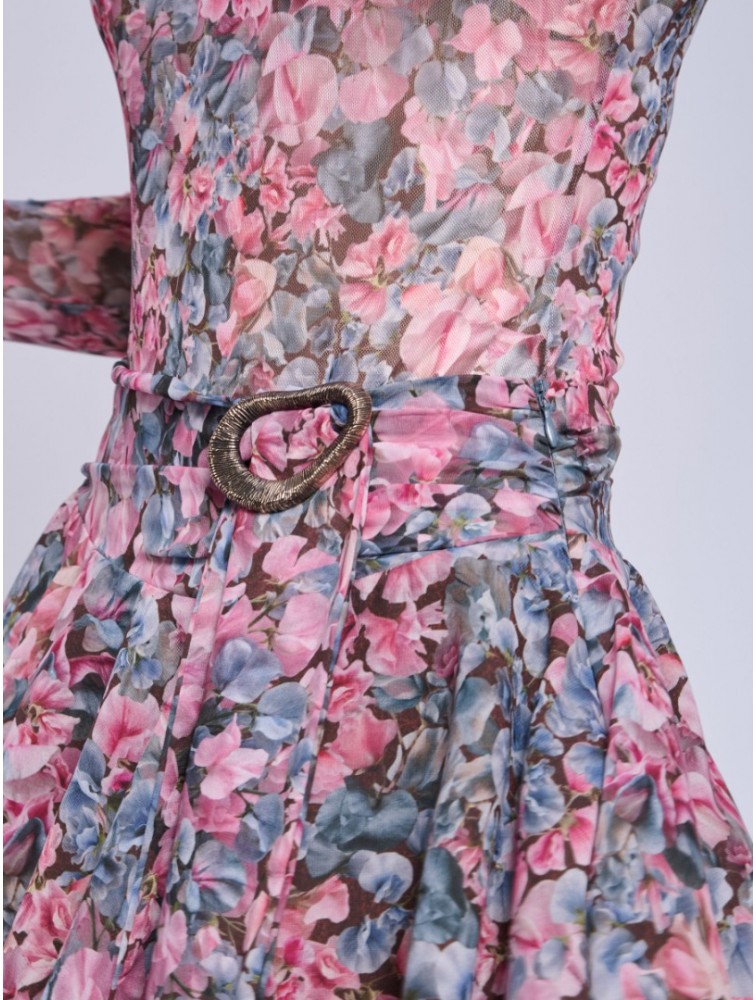 PROJECT SOMA Laura Skirt Φλοράλ Φούστα