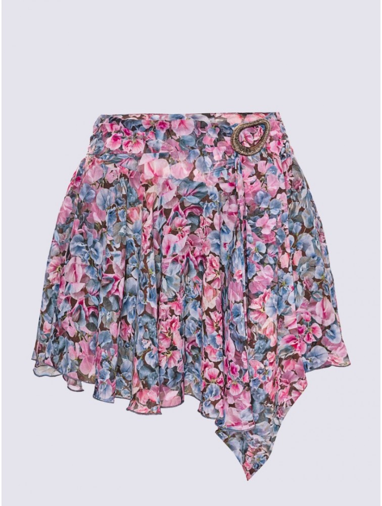 PROJECT SOMA Laura Skirt Φλοράλ Φούστα