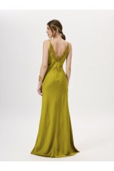 PROJECT SOMA Leila Lime Dress Λάιμ Φόρεμα