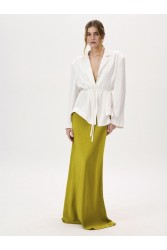 PROJECT SOMA Leila Lime Dress Λάιμ Φόρεμα