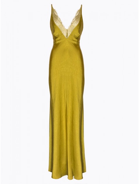 PROJECT SOMA Leila Lime Dress Λάιμ Φόρεμα 
