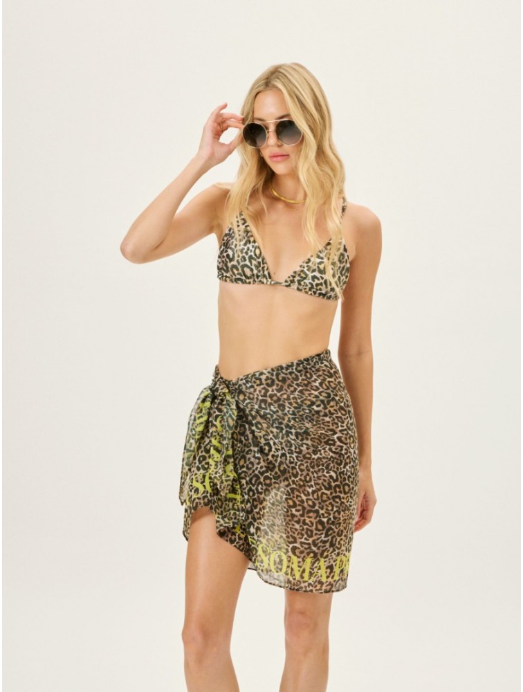 PROJECT SOMA Lemore Scarf Leopard