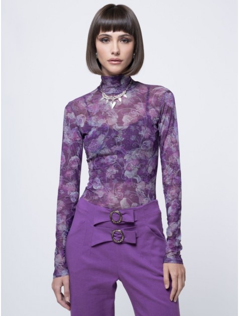 PROJECT SOMA Liona Purple Bodysuit Μωβ Κορμάκι