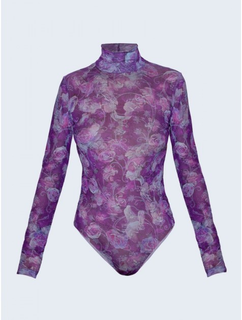 PROJECT SOMA Liona Purple Bodysuit Μωβ Κορμάκι