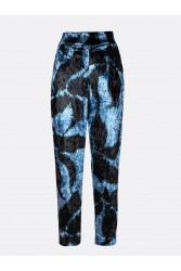 PROJECT SOMA Lirio Pants Blue Velvet Βελούδινη Μπλε Πσντελόνα