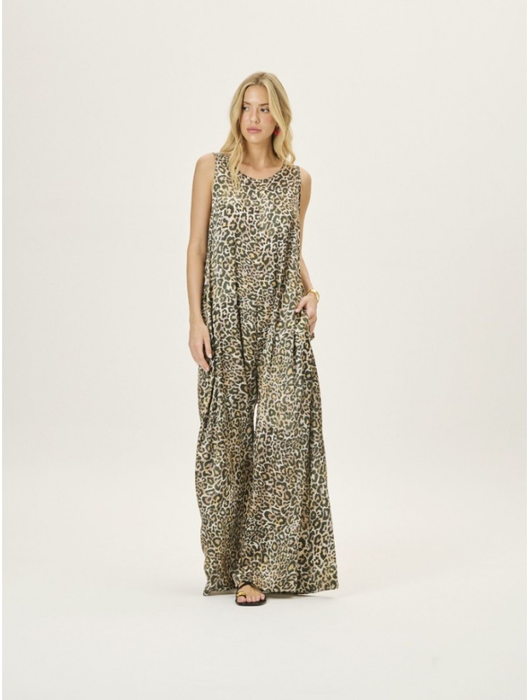 PROJECT SOMA Mahana Overall Leopard