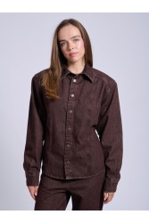 PROJECT SOMA Medoc Jacket Καφέ Ντένιμ Τζάκετ