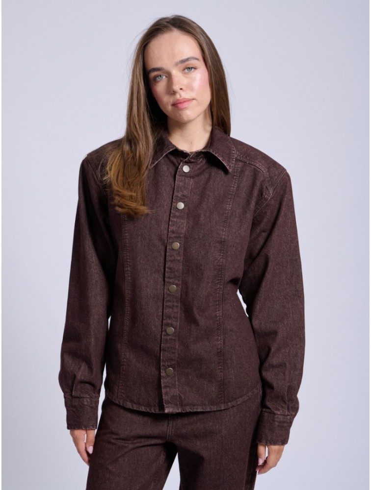 PROJECT SOMA Medoc Jacket Καφέ Ντένιμ Τζάκετ