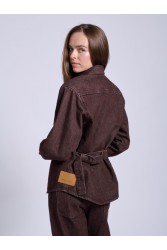PROJECT SOMA Medoc Jacket Καφέ Ντένιμ Τζάκετ