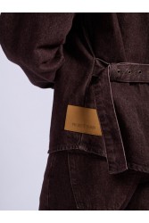 PROJECT SOMA Medoc Jacket Καφέ Ντένιμ Τζάκετ
