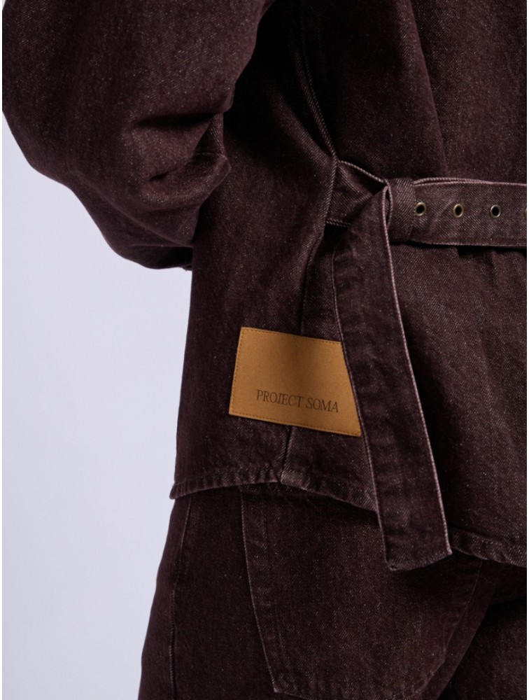PROJECT SOMA Medoc Jacket Καφέ Ντένιμ Τζάκετ