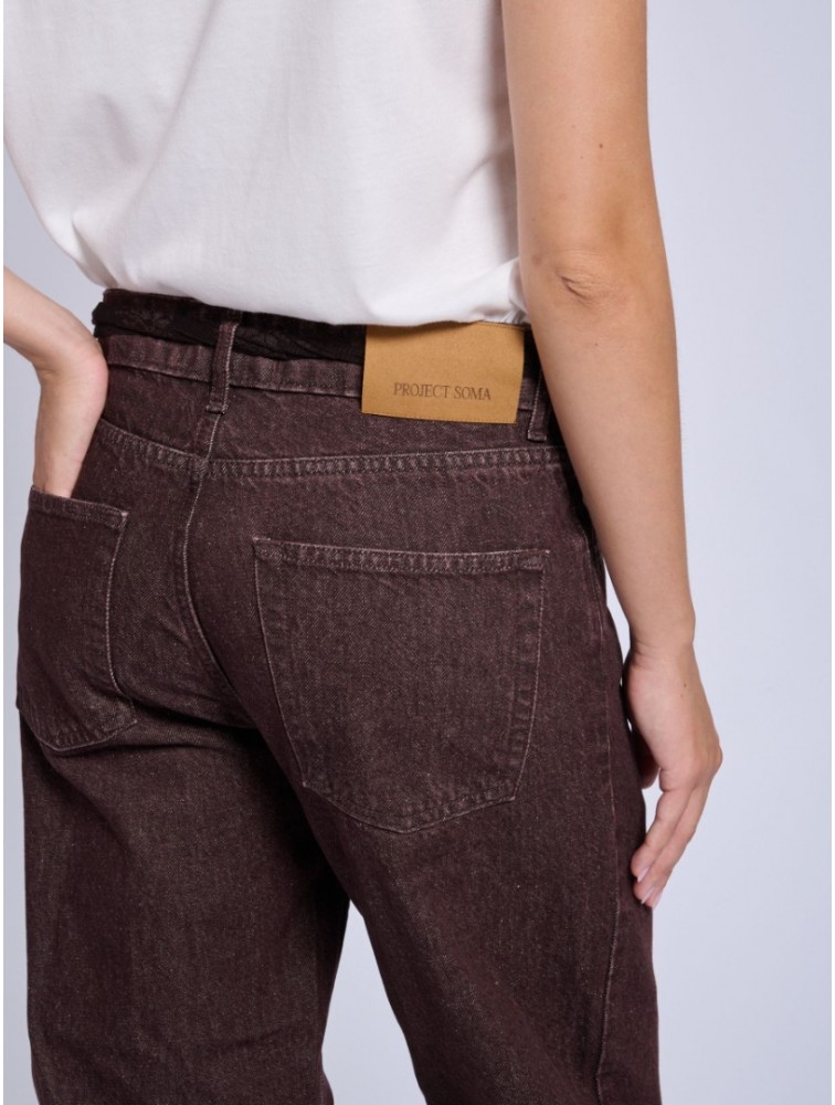 PROJECT SOMA Medoc Jeans Καφέ Ντένιμ Παντελόνι