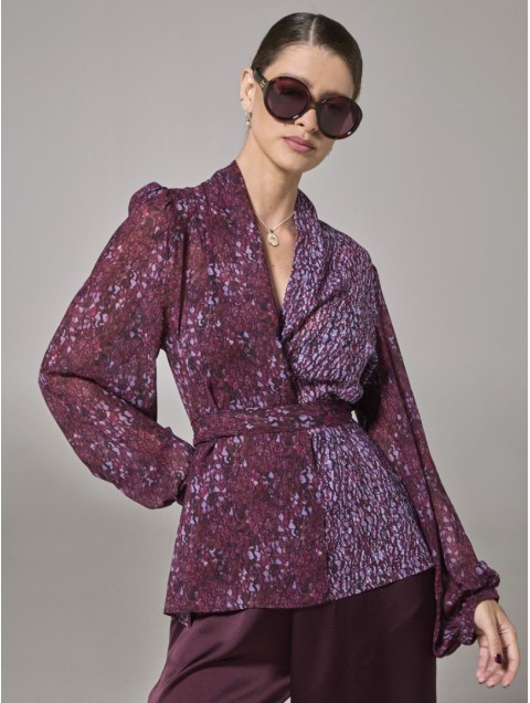 PROJECT SOMA Morganita Wine Shirt Bordeaux PROJECT SOMA Morganita Wine Shirt Bordeaux