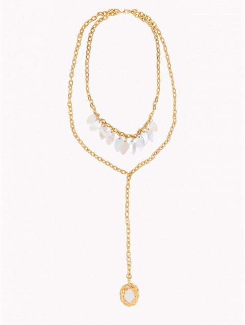 PROJECT SOMA Narcissus Necklace Επιχρυσωμένο Ατσάλινο Κολιέ