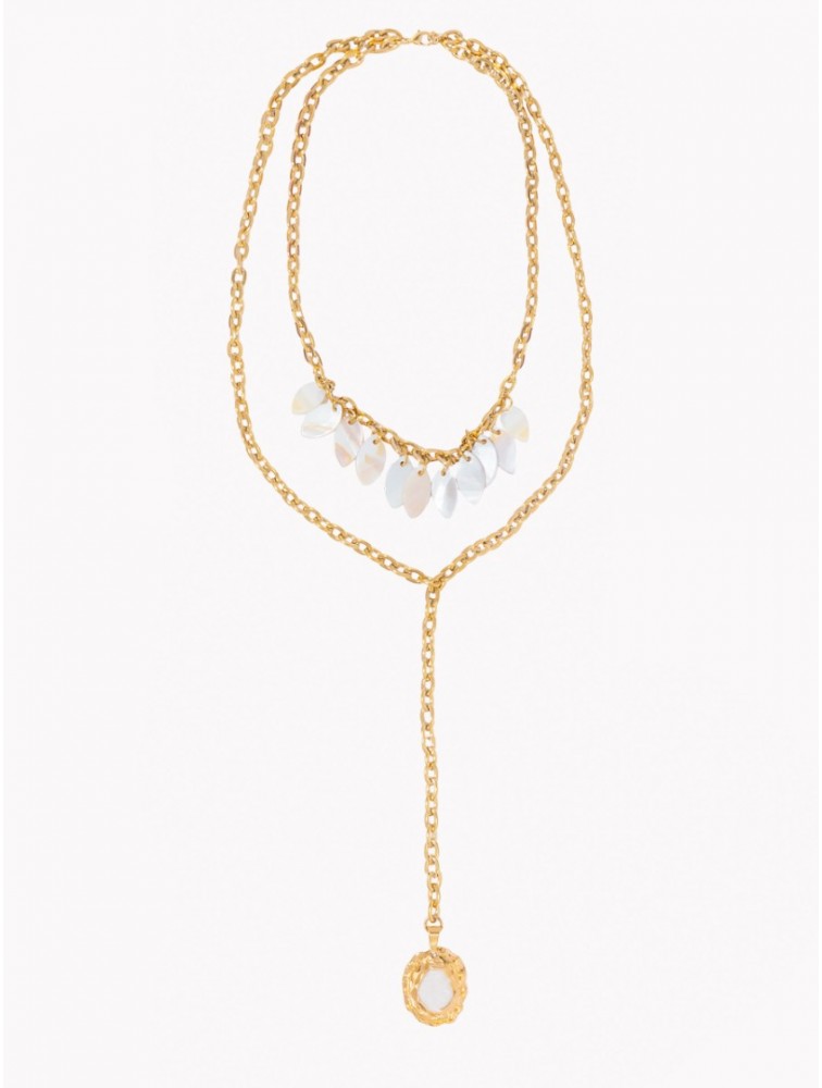 PROJECT SOMA Narcissus Necklace Επιχρυσωμένο Ατσάλινο Κολιέ