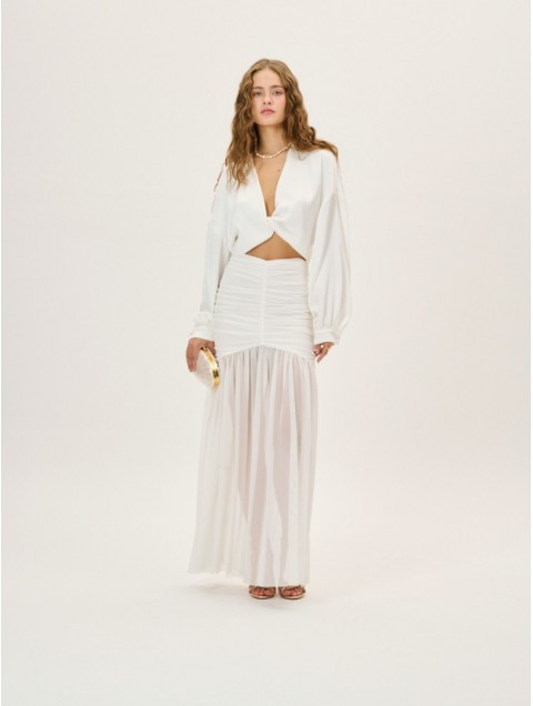 PROJECT SOMA Nerima Off-White Skirt 