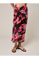 PROJECT SOMA Peony Scarf Εμπριμέ Παρεό Μαντήλι